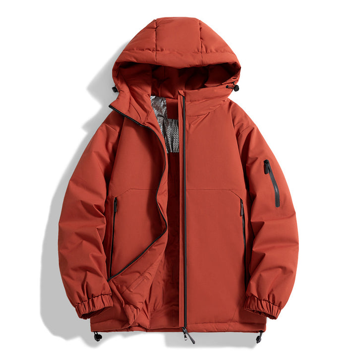 Unisex Warmer wasserabweisender Steppparka mit technischer Kapuze Drune