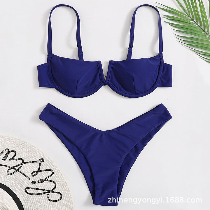 Damen Push-Up Bikini mit elegantem Bügeldesign Drune