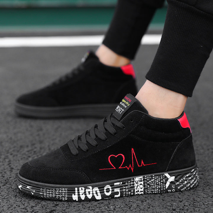 Herren Stylische High-Top Sneaker mit Grafikdesign Drune