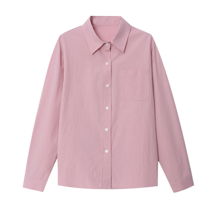 Damen elegante Bluse mit präzisem Schnitt und feinen Details Drune