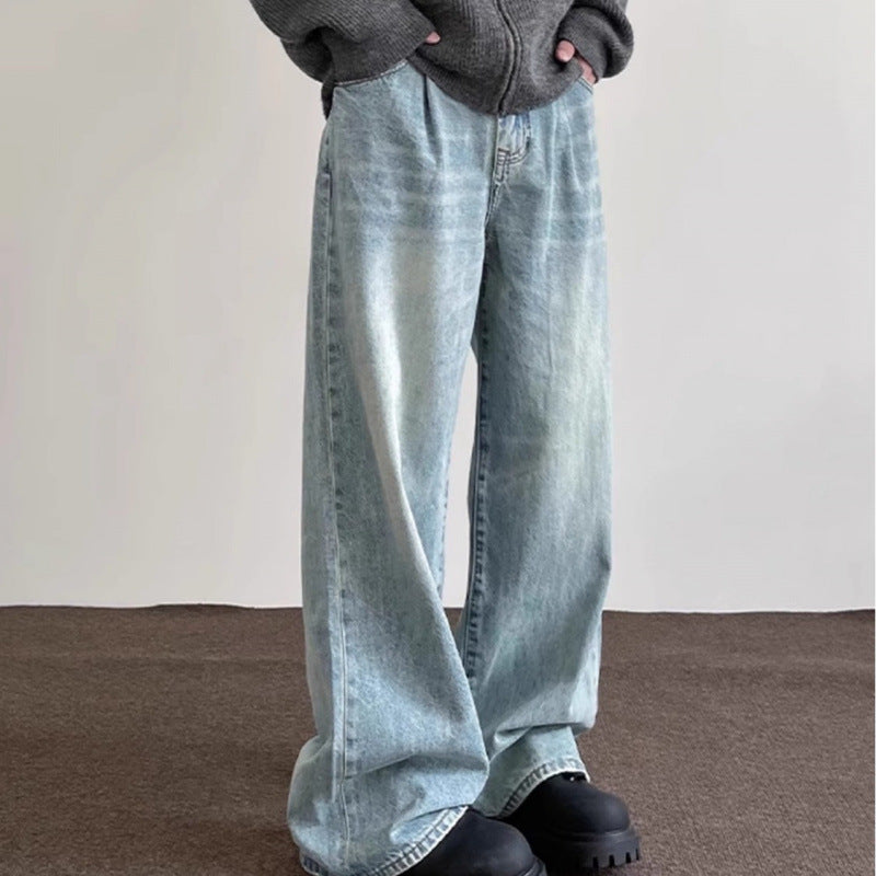 Damen Weite Denim-Jeans Drune