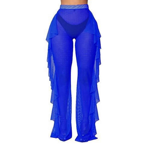 Damen Strandhose mit elegantem Rüschen-Design Drune