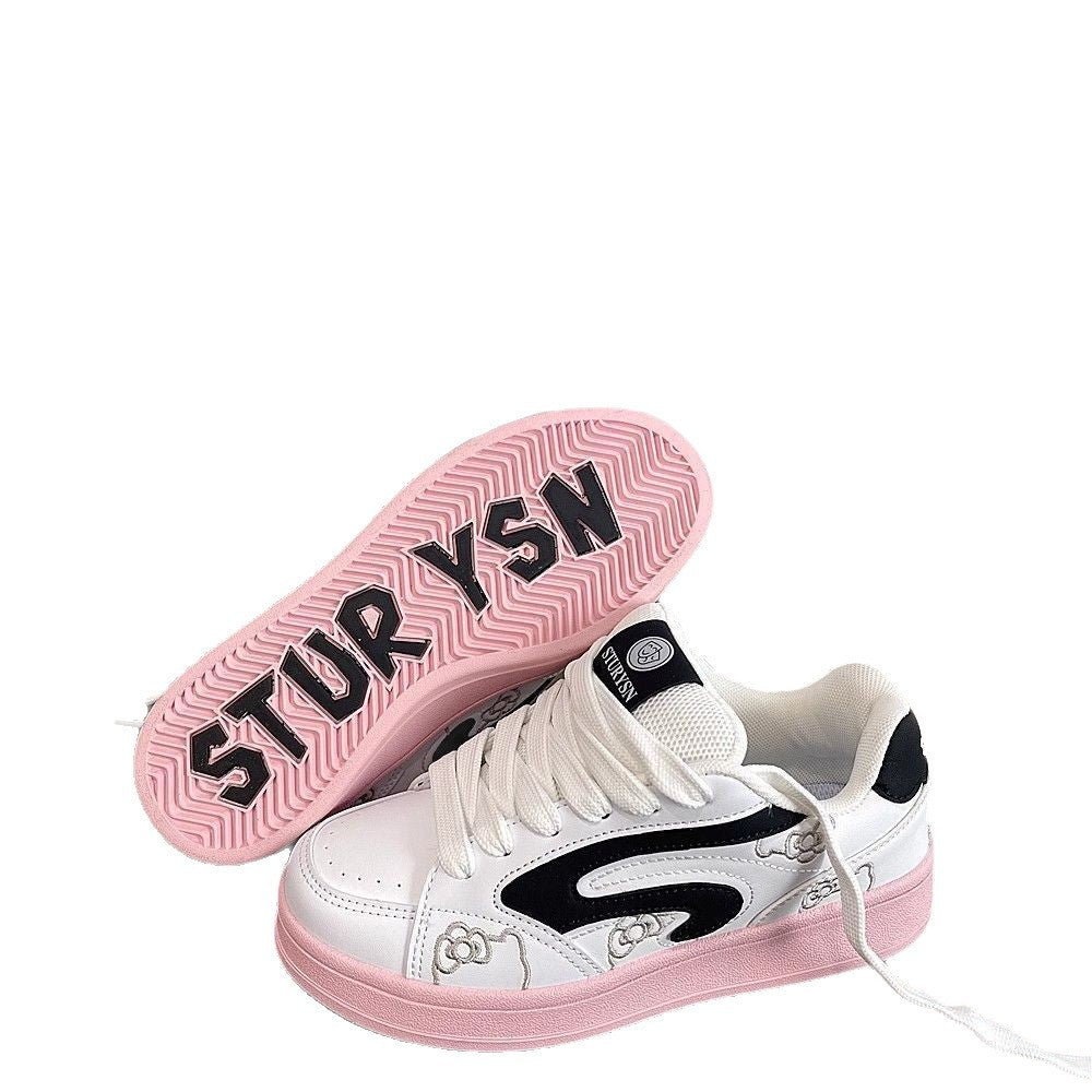 Damen Modische Sneaker mit verspieltem Design und bequemer Dämpfung Drune