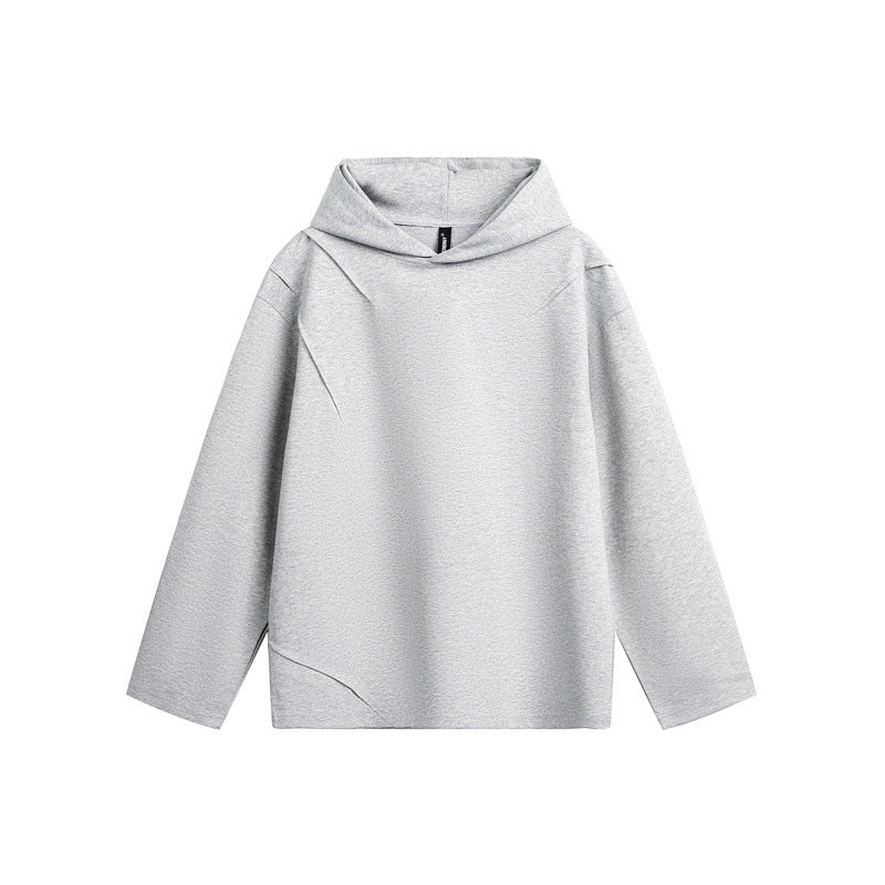 Unisex Oversize-Kapuzenpullover aus leichter French-Terry mit markanten Abnähern Drune
