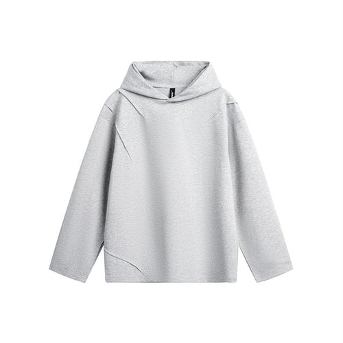 Unisex Oversize-Kapuzenpullover aus leichter French-Terry mit markanten Abnähern Drune