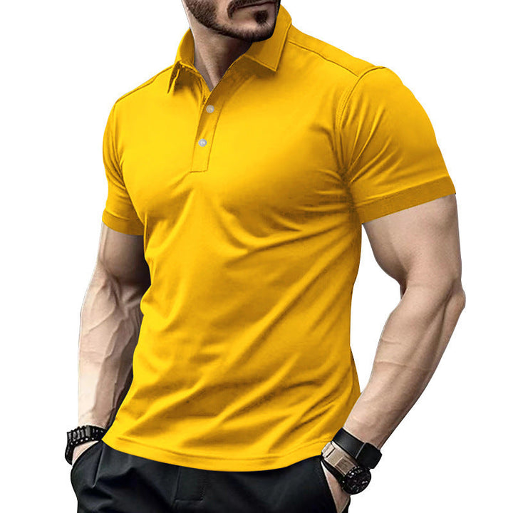 Herren Hochwertiges Kurzarm Poloshirt mit atmungsaktiver Technologie und modernem Schnitt Drune