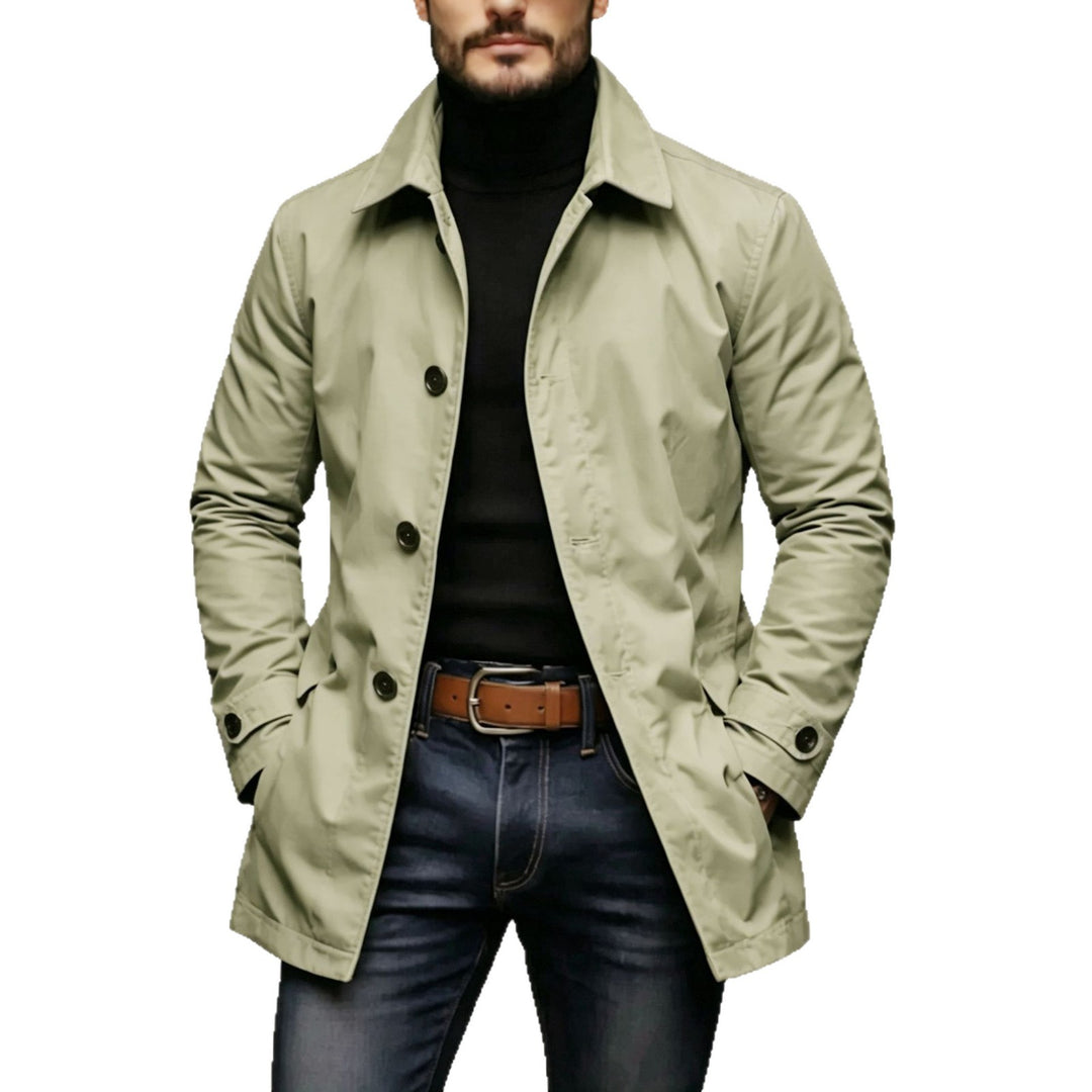 Herren Modischer Übergangsparka