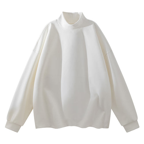 Damen Modische Sweatshirt mit Stehkragen Drune