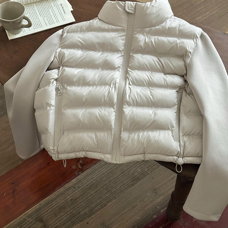Damen Funktionale Pufferjacke mit Taschen und hohem Kragen Drune