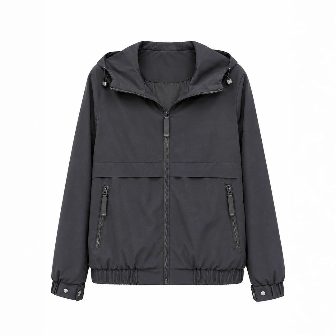 Herren Leichte Freizeitjacke mit verstellbarem Kapuze Drune