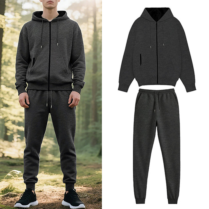 Herren sportlicher Hoodie und Jogginghose Set Drune
