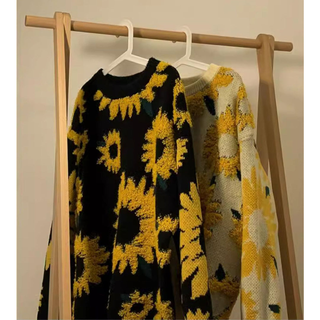 Damen Übergroßer Strickpullover Drune