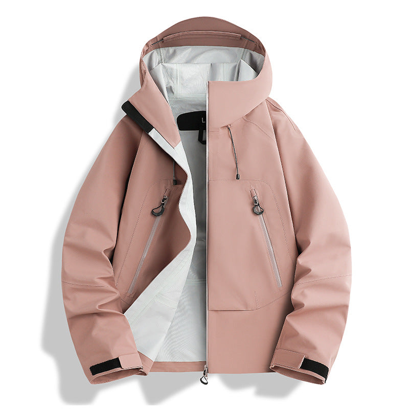 Herren wasserdichte Softshell-Jacke mit herausnehmbarer Stepp-Innenjacke Drune