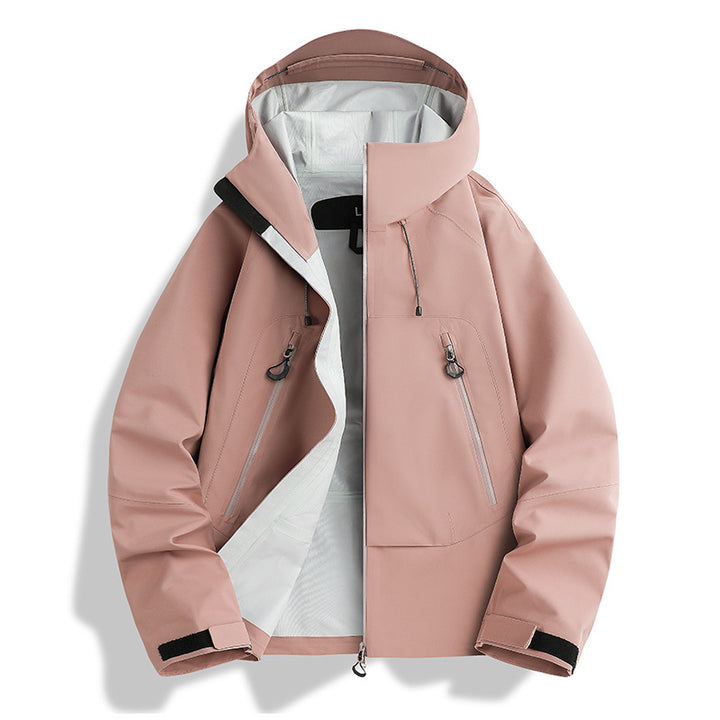 Herren wasserdichte Softshell-Jacke mit herausnehmbarer Stepp-Innenjacke Drune