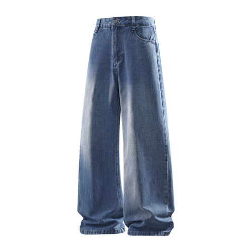 Damen Weite hochtaillierte Baggy-Jeans im Vintage-Look mit extra weitem Bein Drune