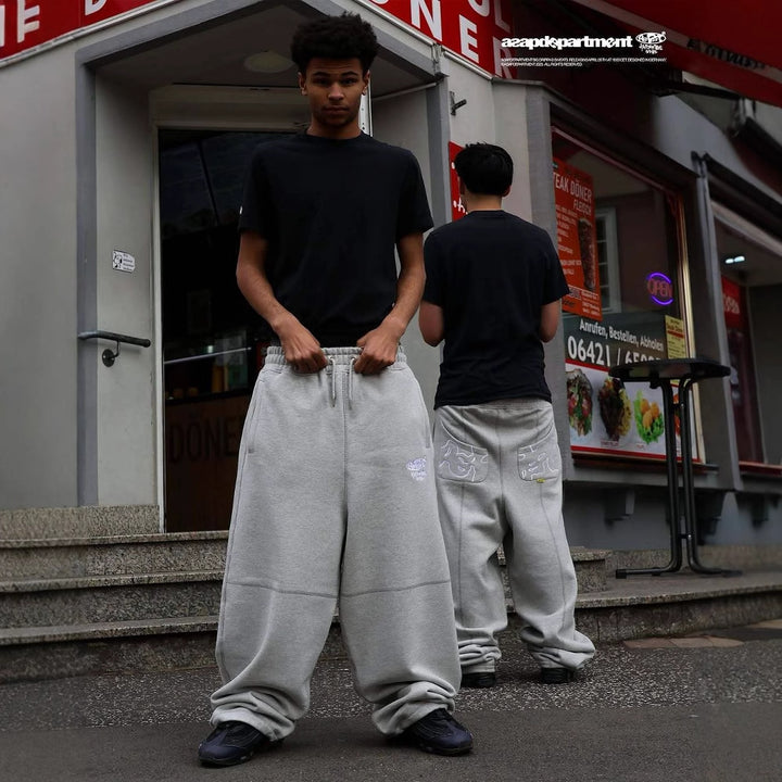 Damen Sweatpants mit innovativem Design und trendigem Zip-Detail Drune