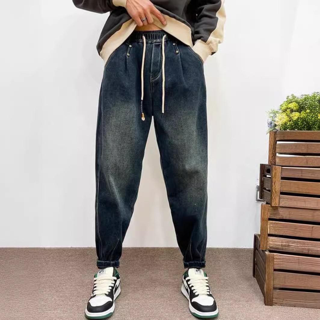 Herren Modische Ripped Jeans mit kreativen Patches Drune 1788342395