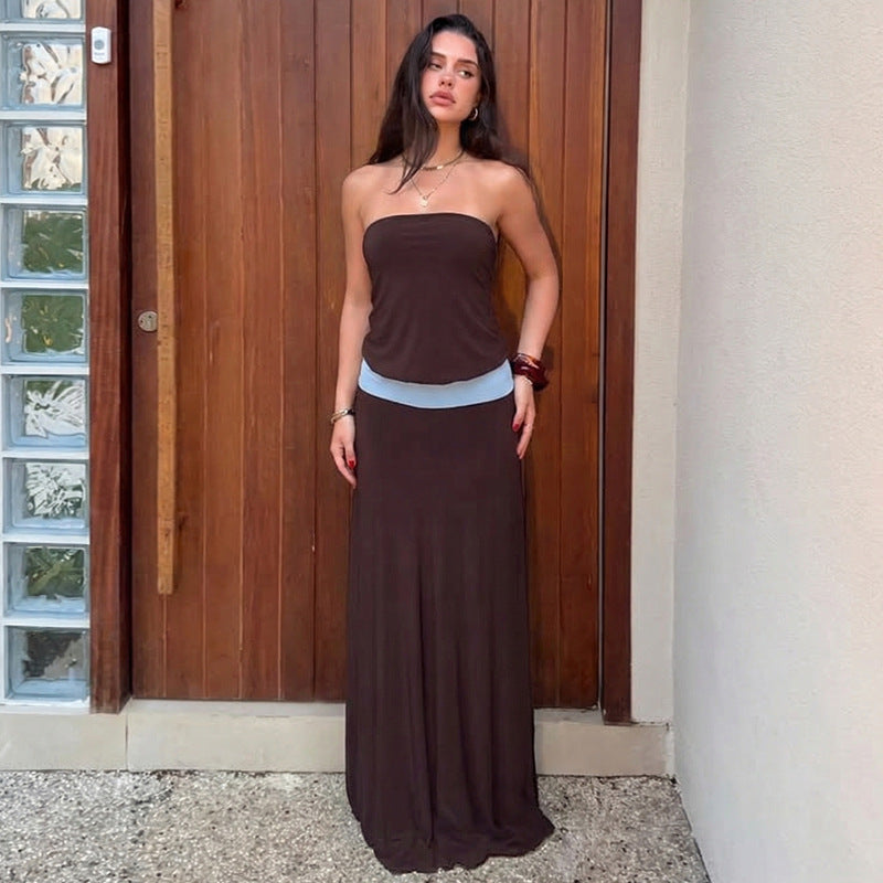 Damen Maxi Kleid Drune