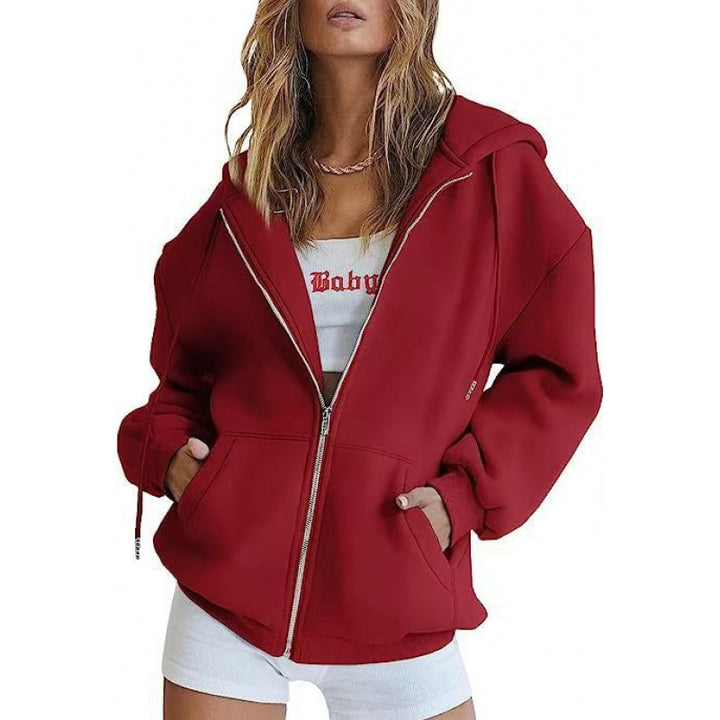 Damen Oversized Kapuzenjacke Drune
