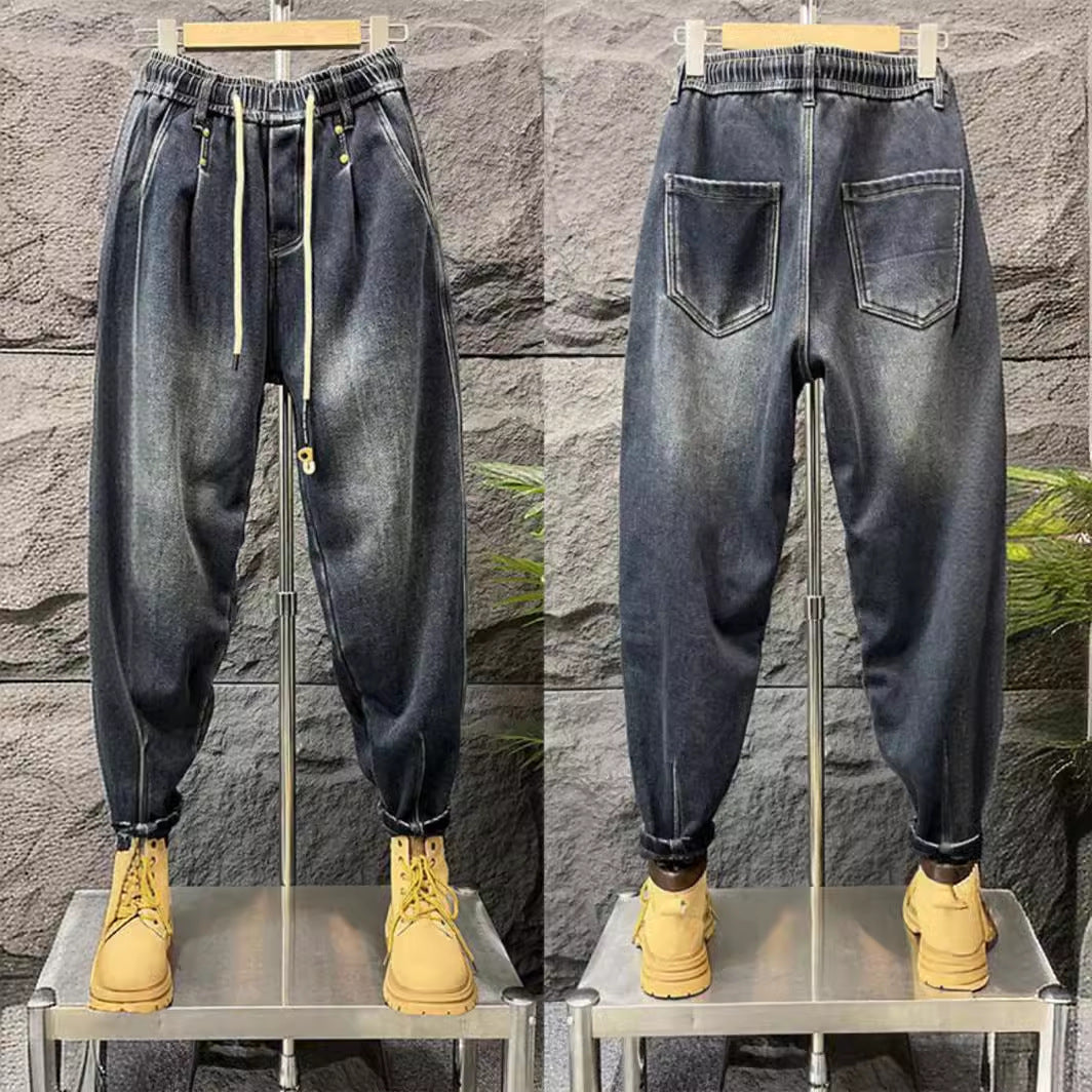 Herren Modische Ripped Jeans mit kreativen Patches Drune 1788342369