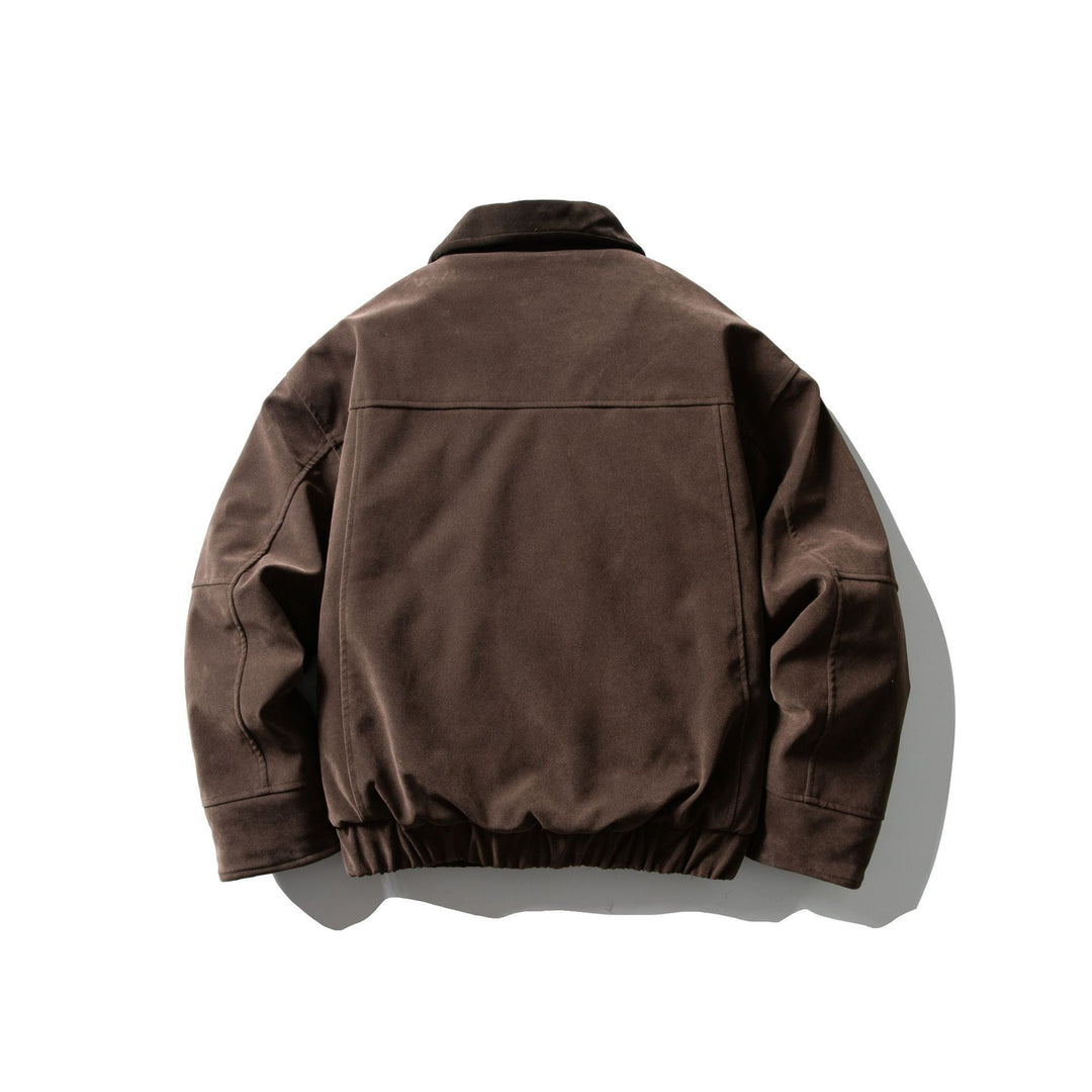 Herren Kurzblouson aus Canvas mit Knebelverschlüssen und elastischem Saum Drune