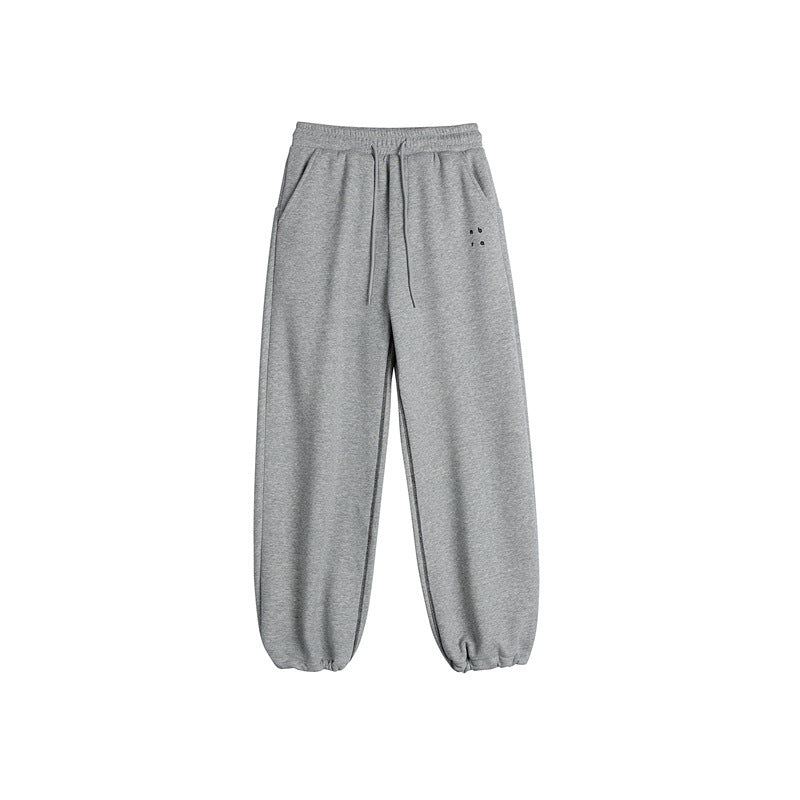Damen Sweathose mit weitem Bein, elastischem Bund und Tunnelzug Drune