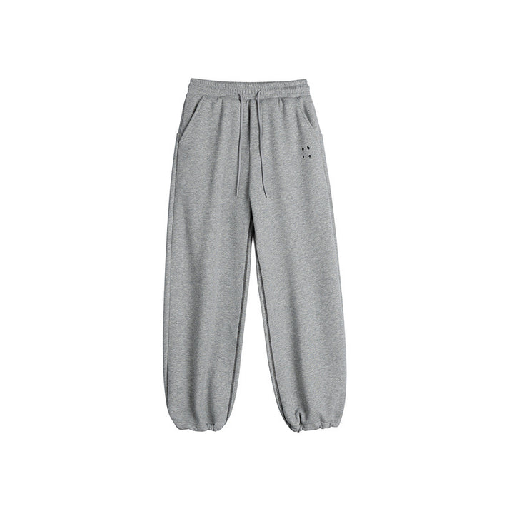 Damen Sweathose mit weitem Bein, elastischem Bund und Tunnelzug Drune