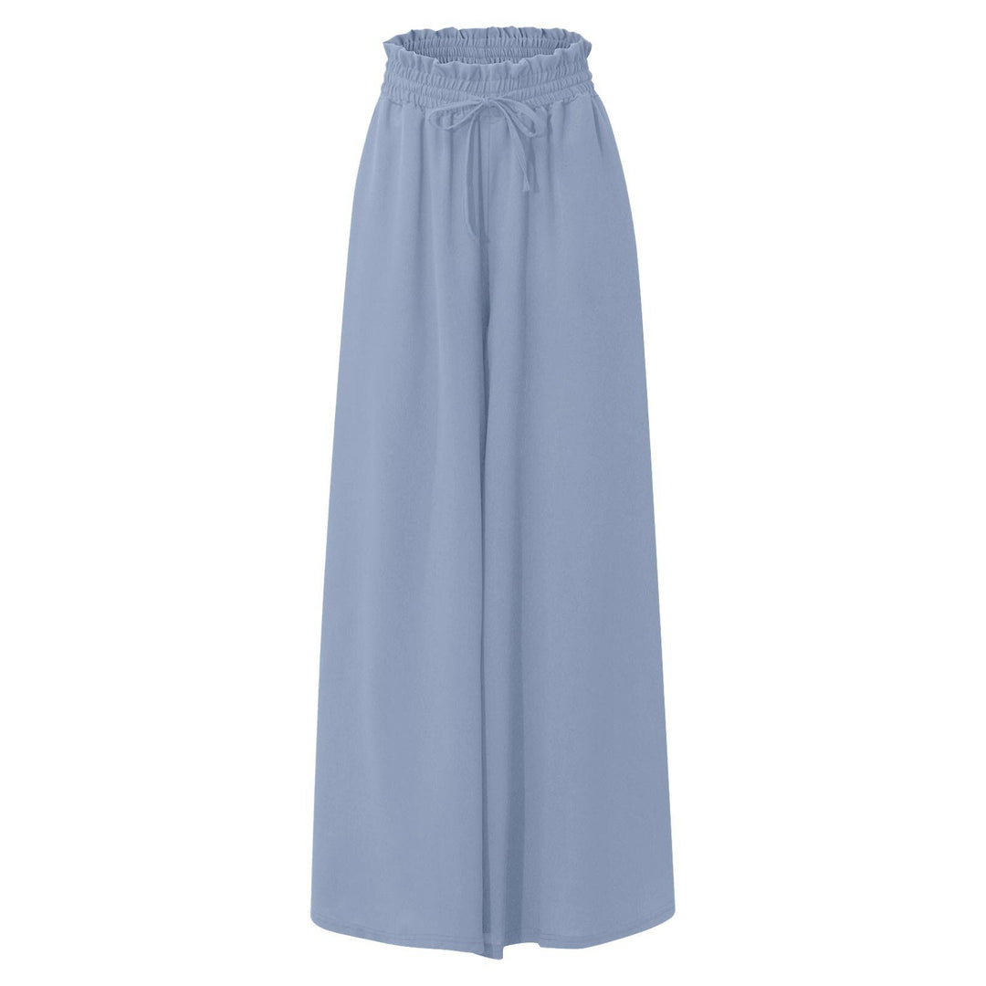 Damen Palazzo-Hose mit elastischem Bund und Taschen Drune