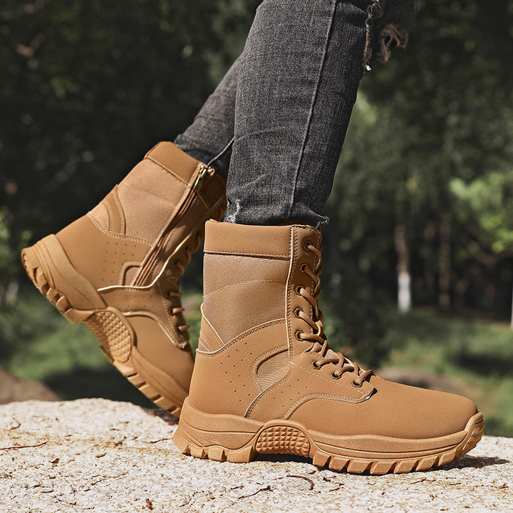 Herren Knöchelhohe Kampfstiefel mit Cordura‑Mix, verstärkter Schutzkappe und stoßdämpfender Mehrzonen‑Sohle Drune