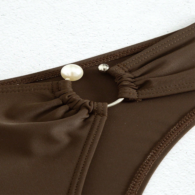 Damen Bikini-Höschen mit elegantem Schmuckdetail Drune