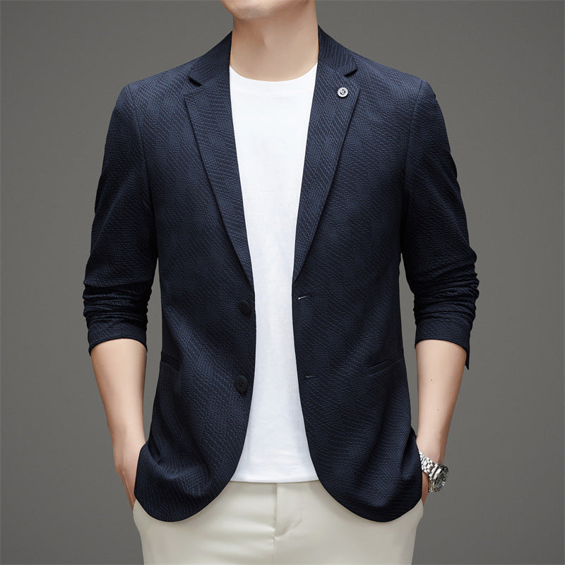 Herren eleganter Blazer mit strukturiertem Design und modischem Schnitt Drune