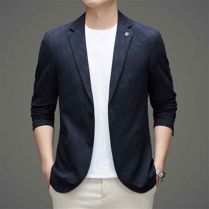Herren eleganter Blazer mit strukturiertem Design und modischem Schnitt Drune