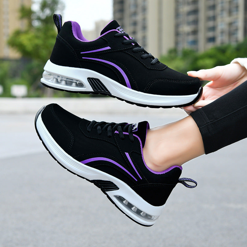 Herren nan luftgedämpfter City-Sneaker mit ergonomischer EVA-Zwischensohle und gepolsterter Knöchelmanschette Drune
