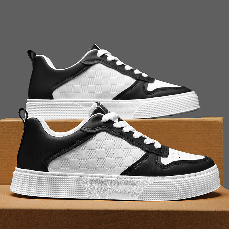 Damen Sneakers mit schickem Karomuster und dämpfender Sohle Drune