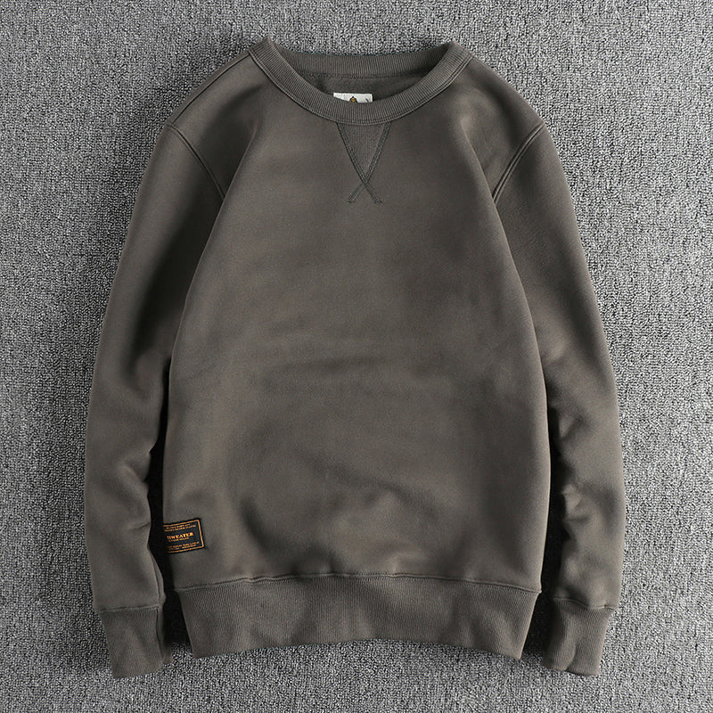 Damen Sweatshirt mit klassischem Rundhalsausschnitt und lässigem Schnitt Drune