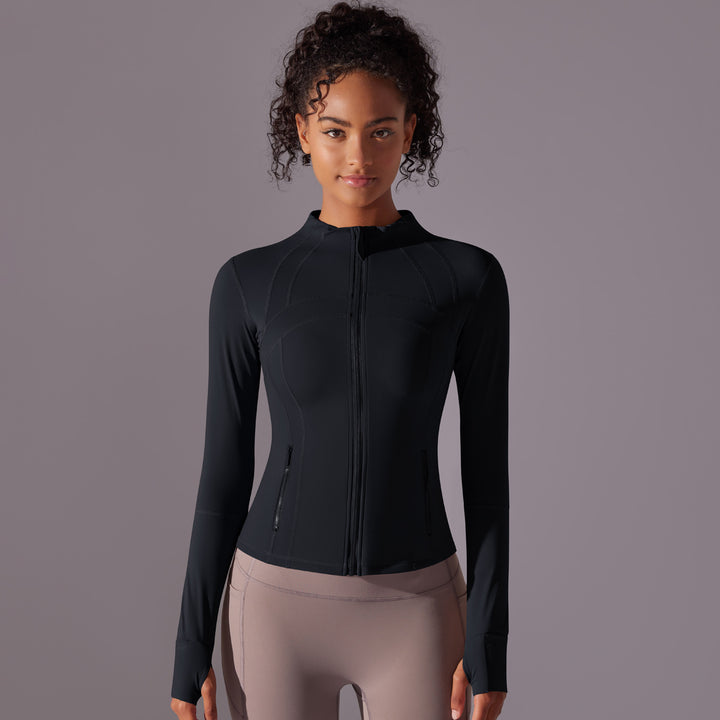 Damen Sportjacke mit figurschmeichelndem Schnitt und praktischem Reißverschluss Drune