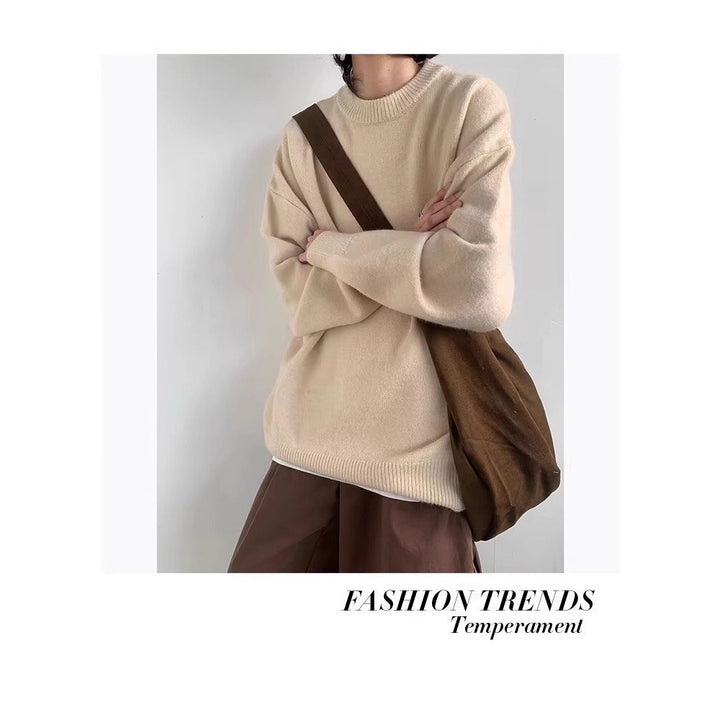 Damen Eleganter Oversized Pullover Drune