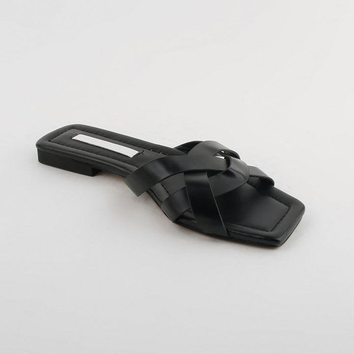 Damen Elegante Kreuz-Über-Wurf Sandalen Drune