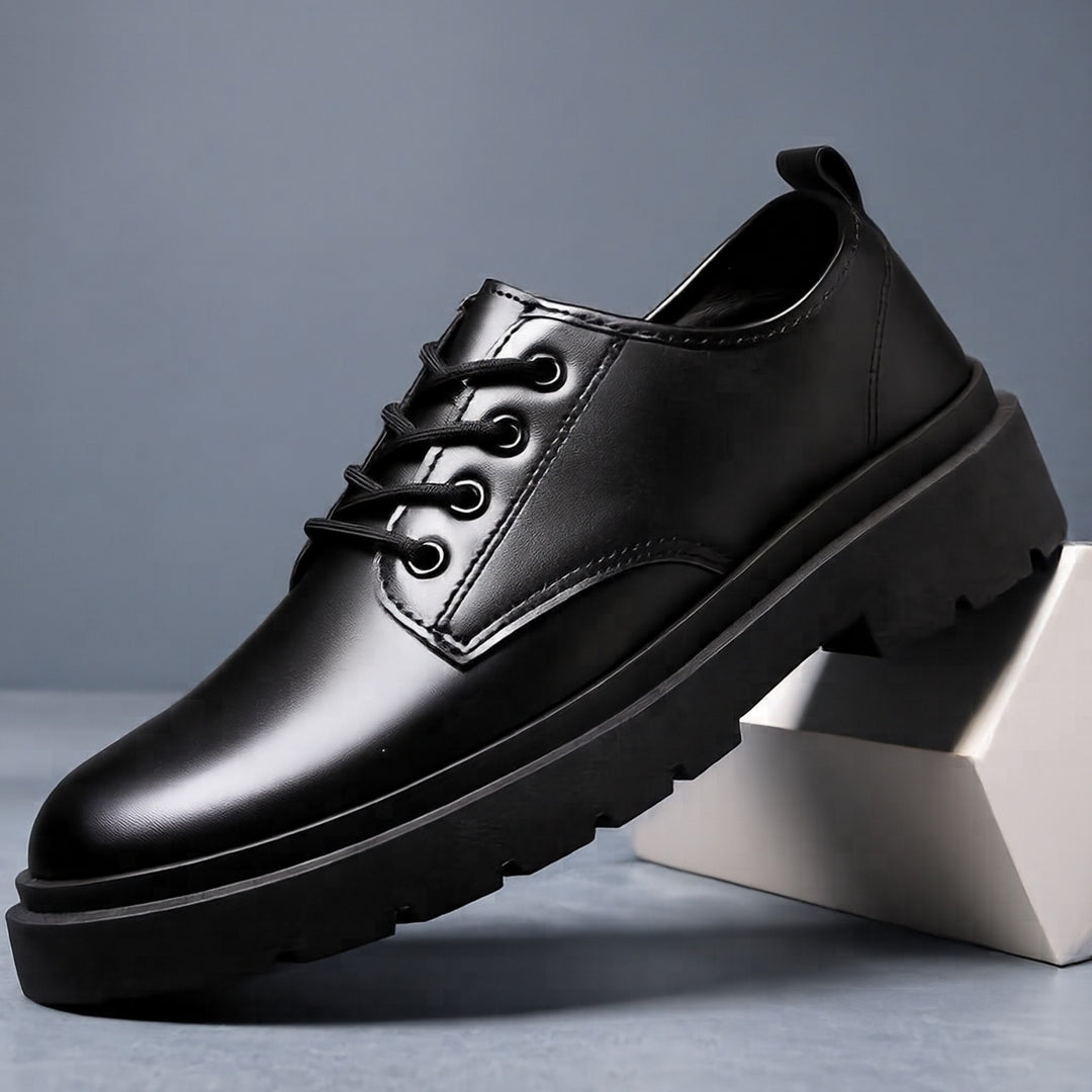 Herren Modische Schnürschuhe mit Robustem Profil Drune
