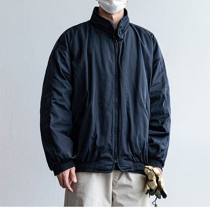 Herren Bequeme Steppjacke mit hohem Kragen Drune