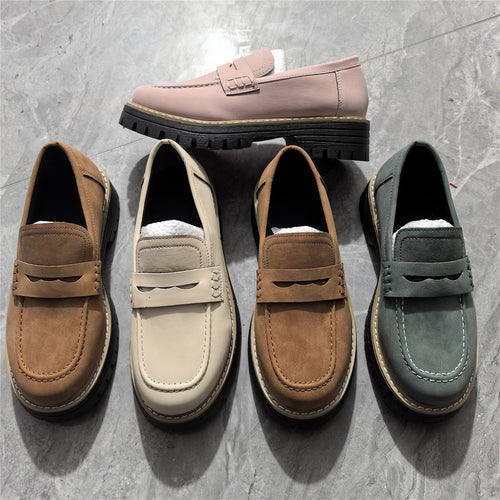 Damen nan Penny-Loafer mit dicker Profilsohle und anatomischer Komfortinnensohle Drune