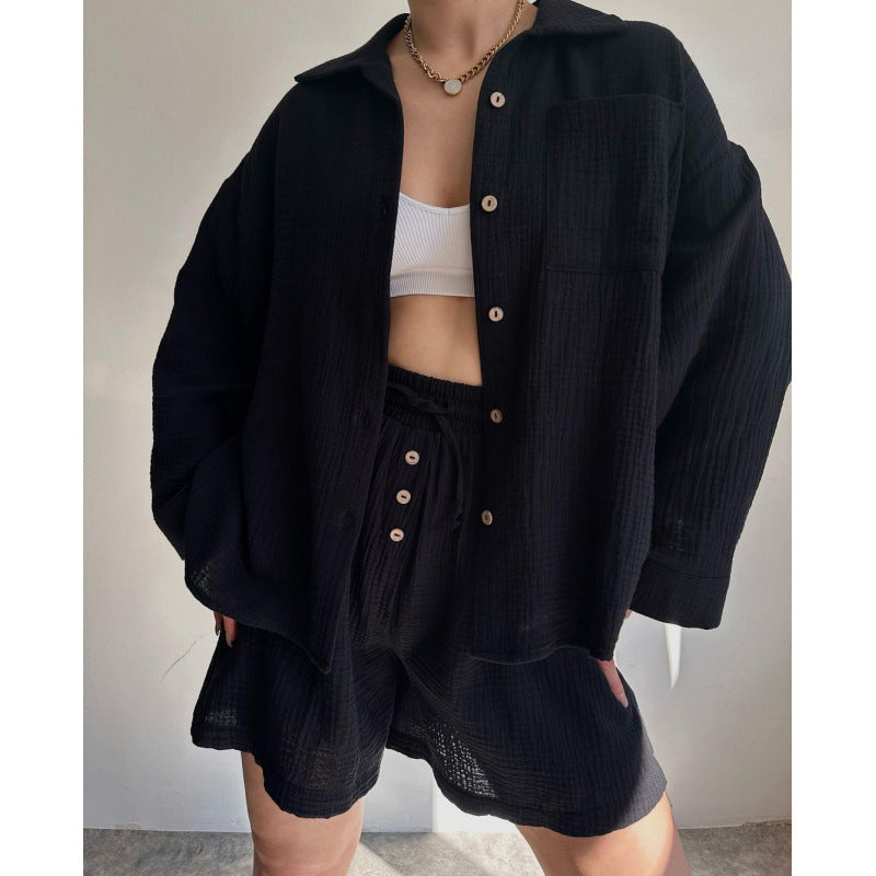 Damen modische und lässige Shirtjacke Drune
