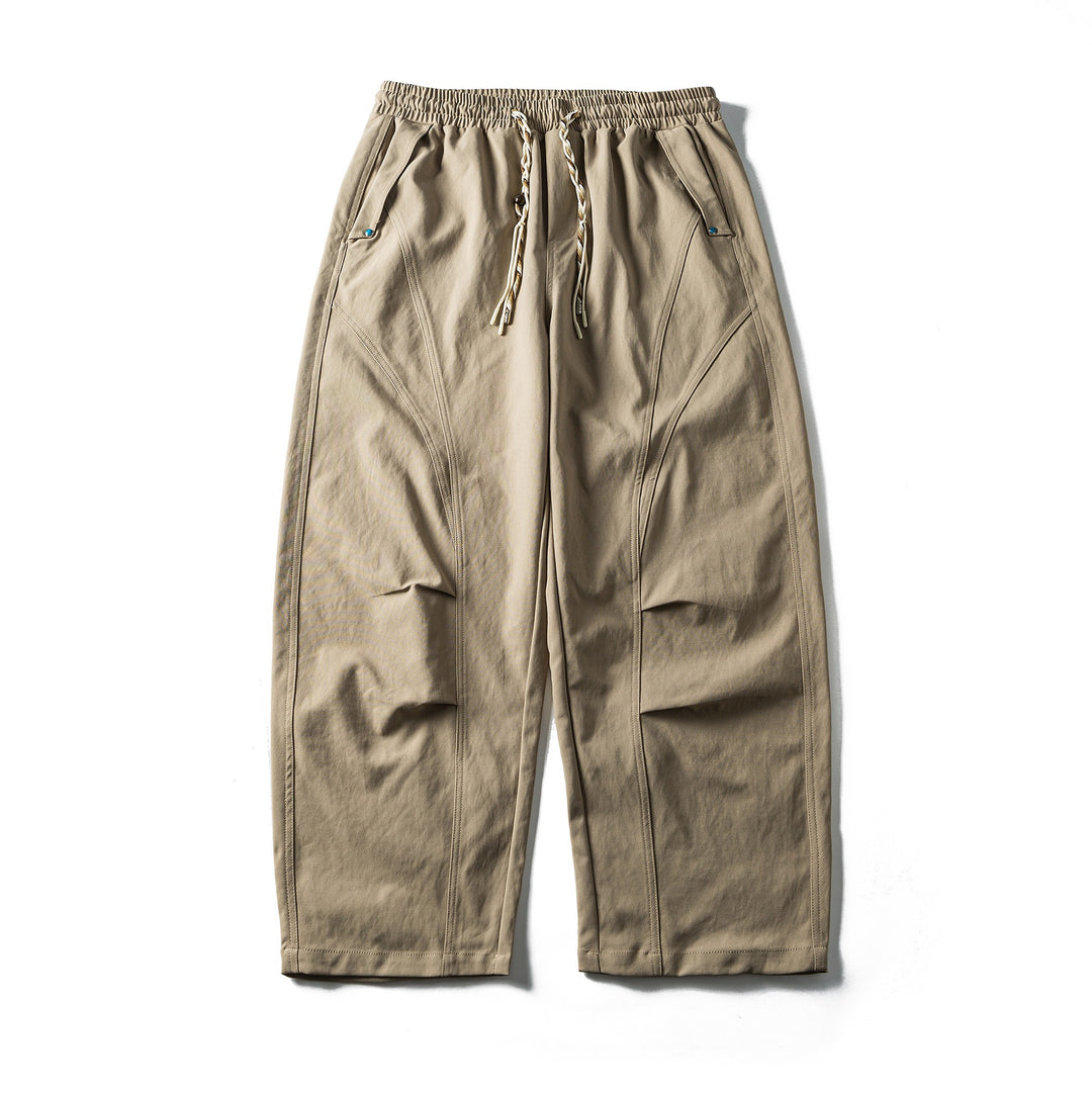 Herren konisch zulaufende Utility-Hose mit elastischem Bund und Kordelzug Drune