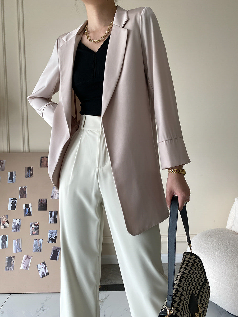 Damen Eleganter Blazer mit modernem Schnitt Drune