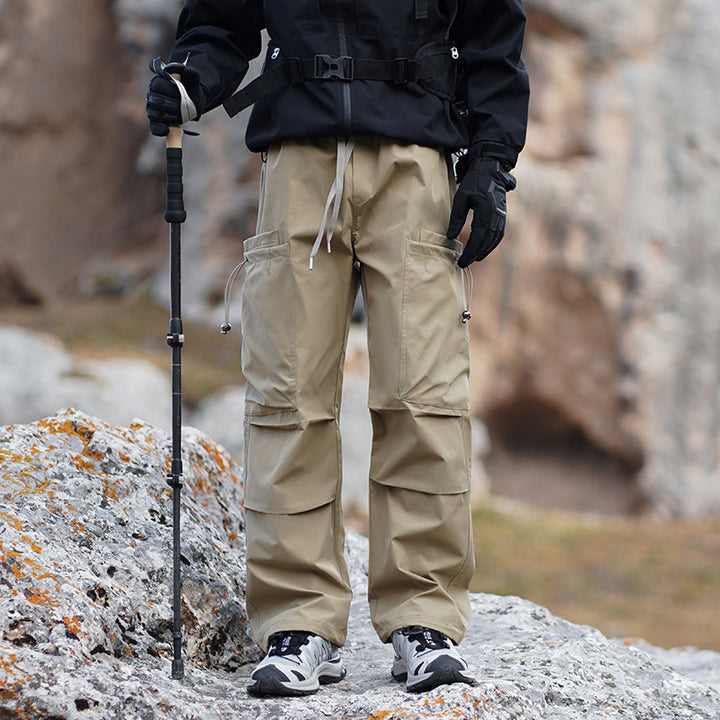 Herren Outdoor-Cargohose mit verstärkten Knien, wasserabweisend und atmungsaktiv Drune