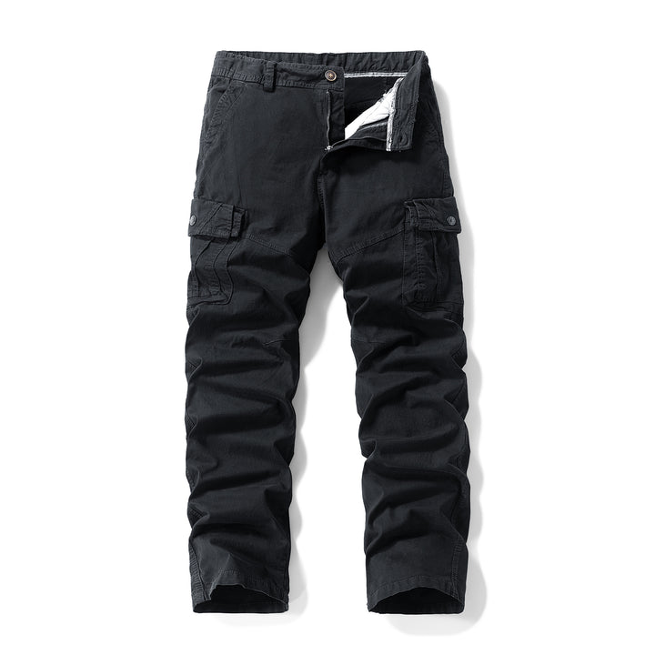 Herren Utility-Cargo-Hose im Vintage-Workwear-Look mit verstärkten Kniepartien und extra Stauraum Drune