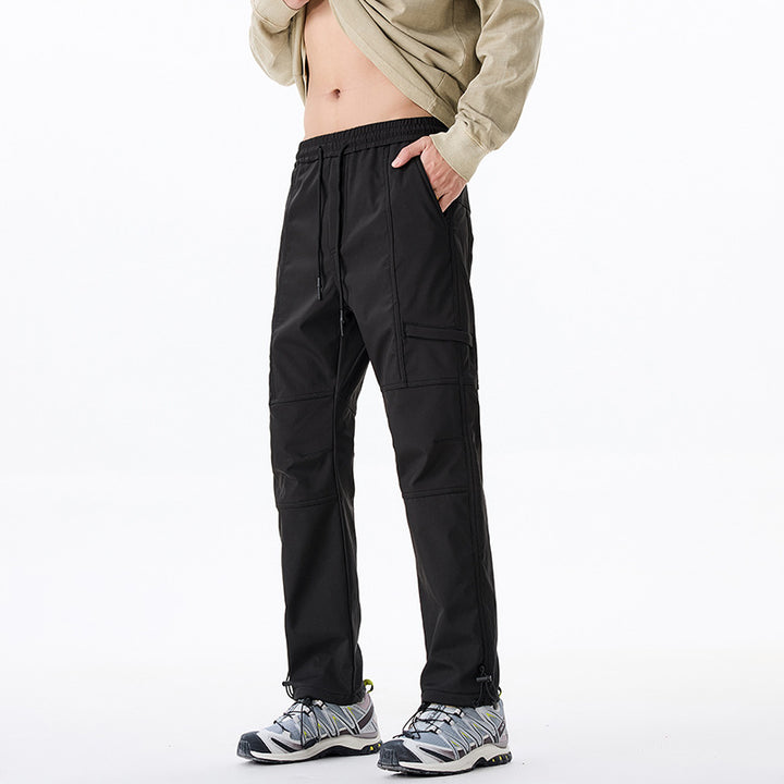 Herren Technische Utility-Cargohose mit verstärkten Kniepaneelen und verstellbarem Saum Drune