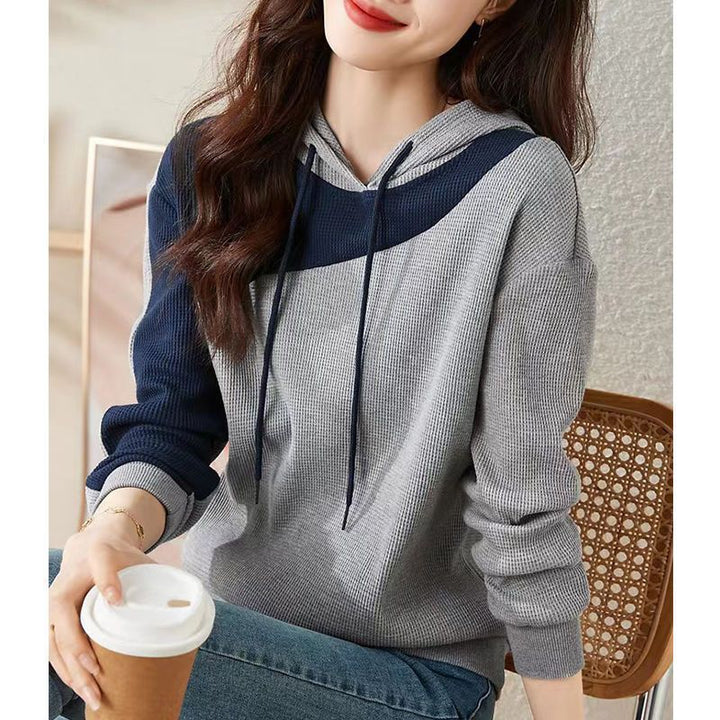 Damen modischer Hoodie mit strukturiertem Design Drune
