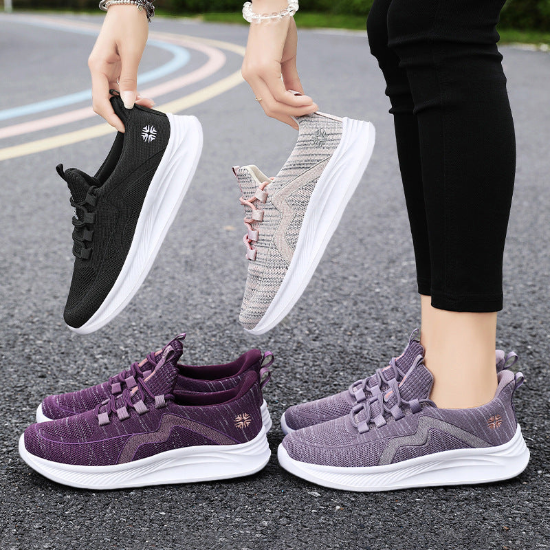 Damen Sportliche und atmungsaktive Sneakers mit innovativer Netzstruktur Drune