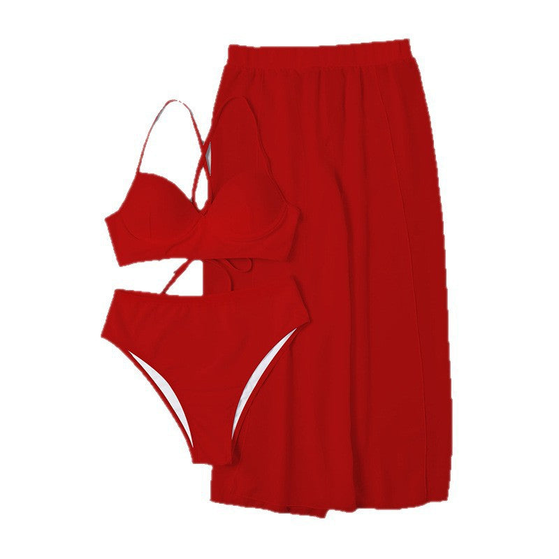 Damen Bikiniset mit elegantem Wickelrock Drune